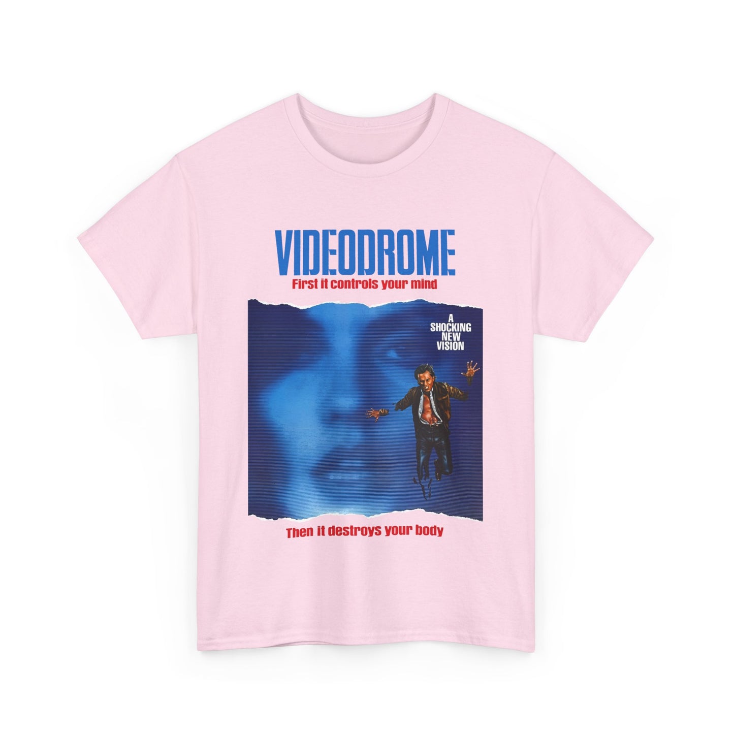 david cronenberg's videodrome 1983 alternate movie poster tshirt