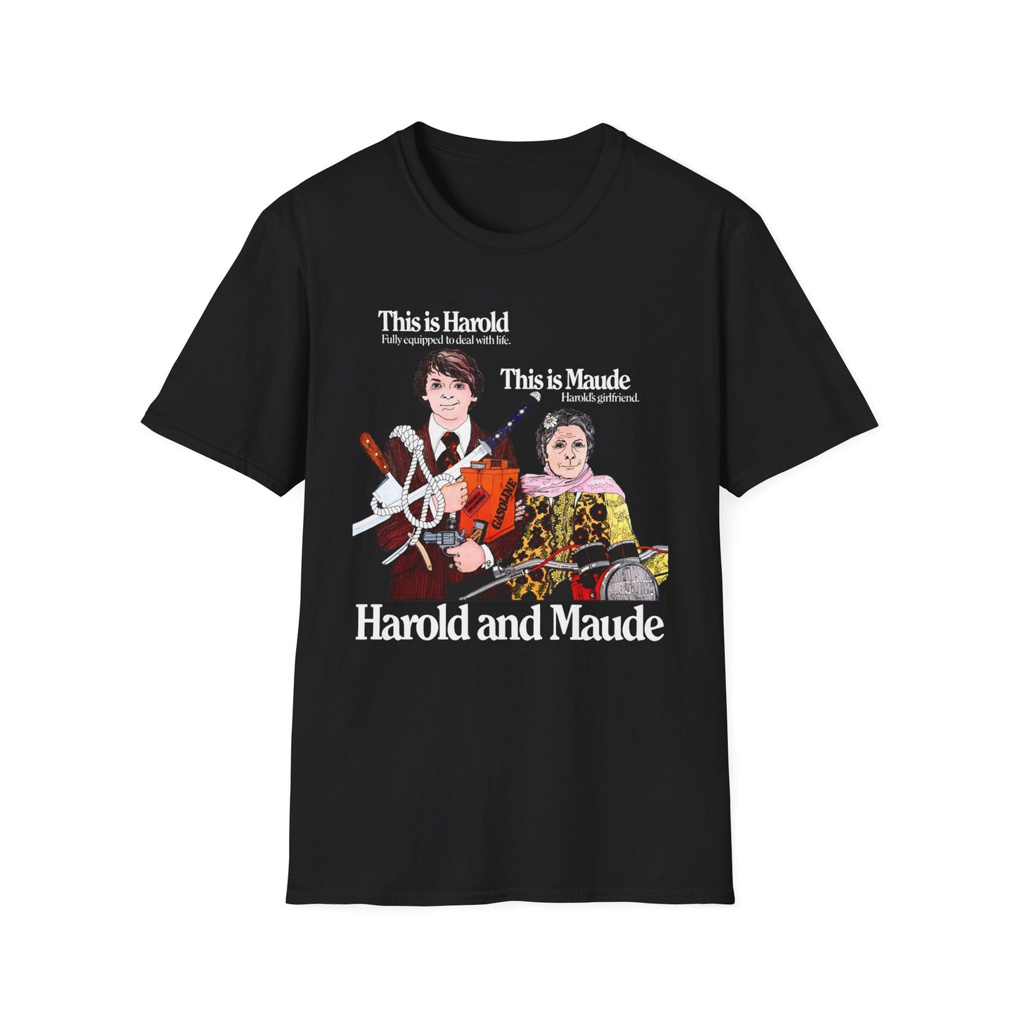 harold and maude belgian movie poster tshirt