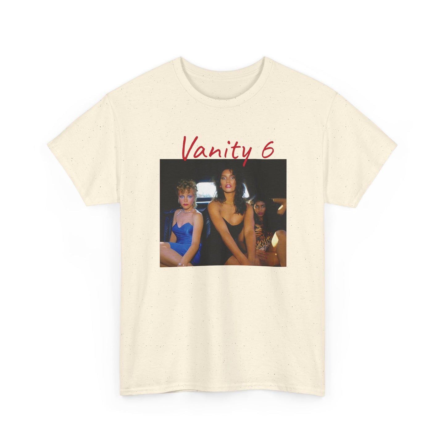 vanity 6 in a limousine tshirt
