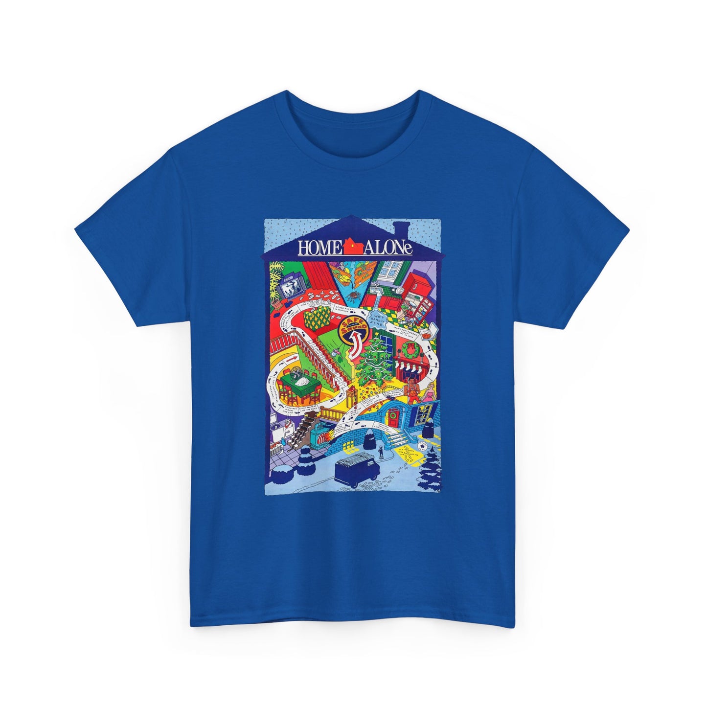 1990 home alone battle plan poster tshirt