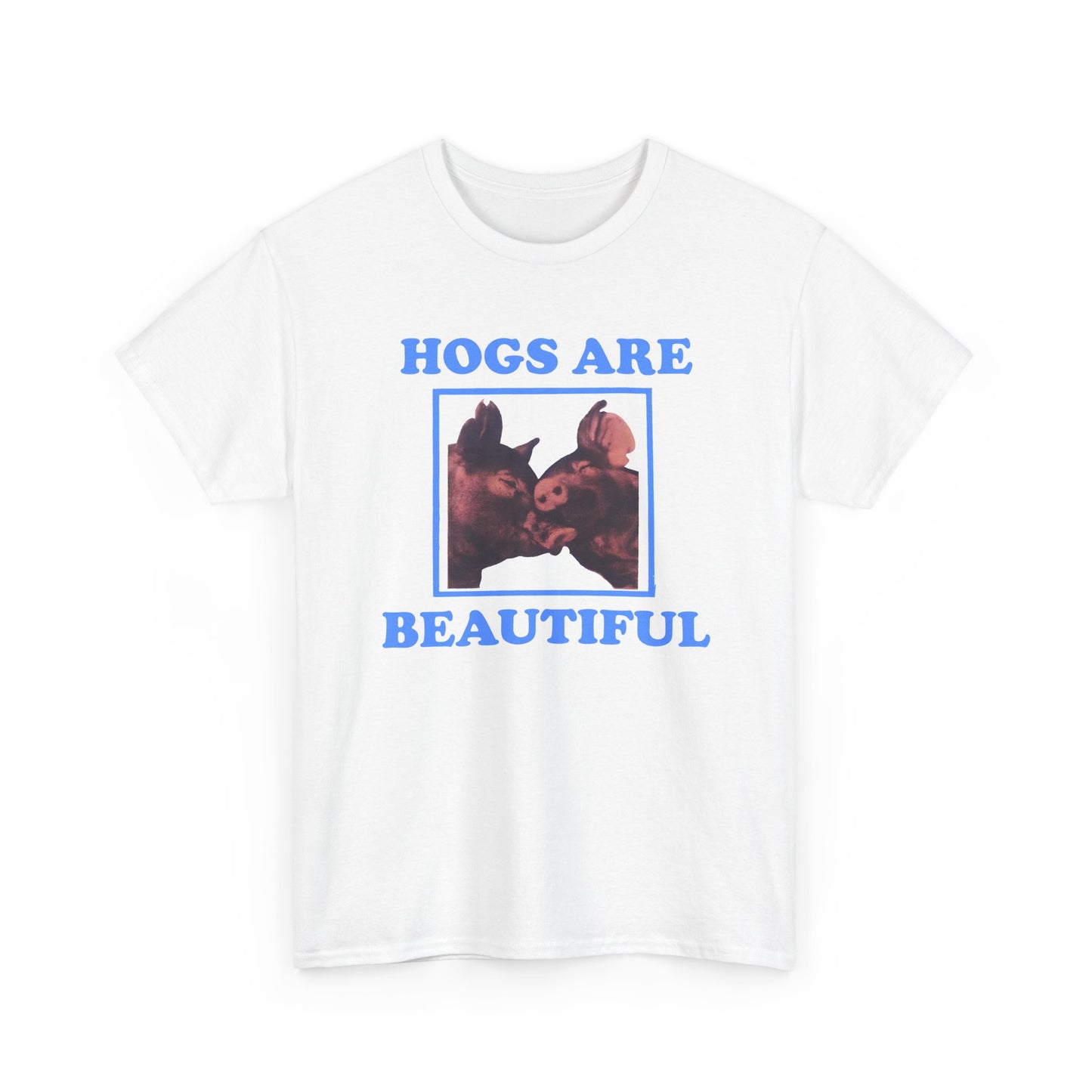 vintage hogs are beautiful reproduction tshirt