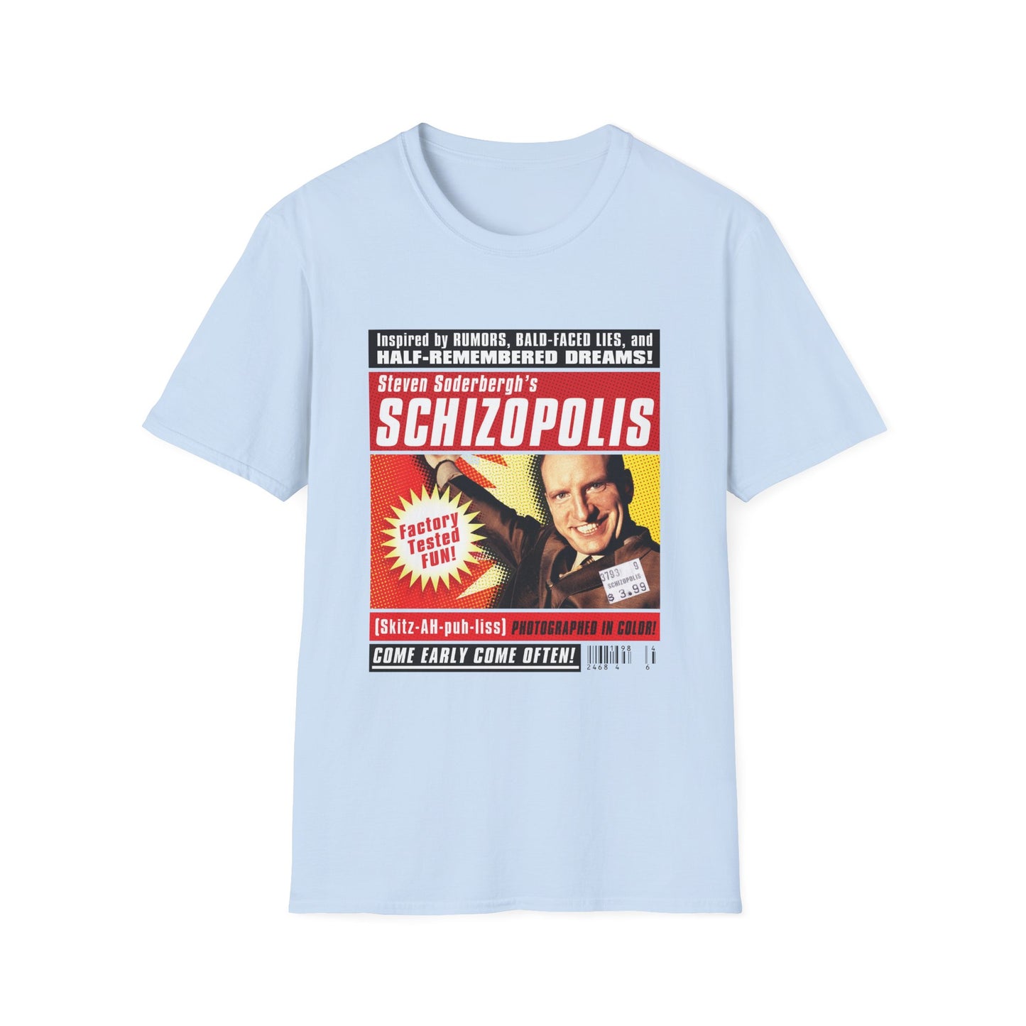 1996 steven soderbergh's schizopolis movie poster tshirt