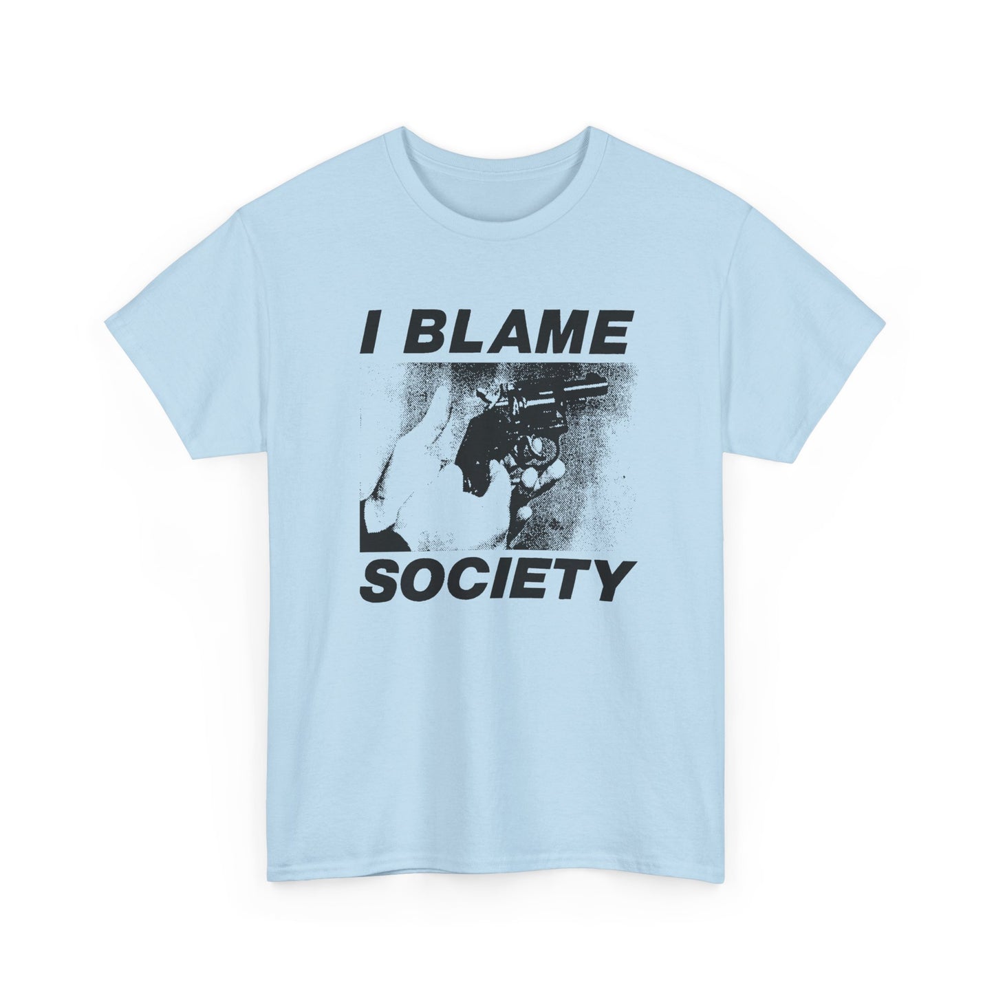 the totally f**cked up i blame society custom reproduction tshirt
