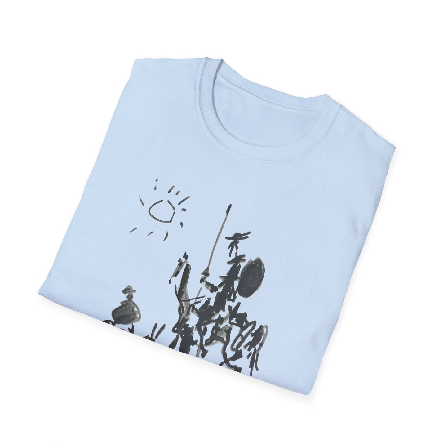 1955 don quixote illustration by pablo ruiz picasso tshirt