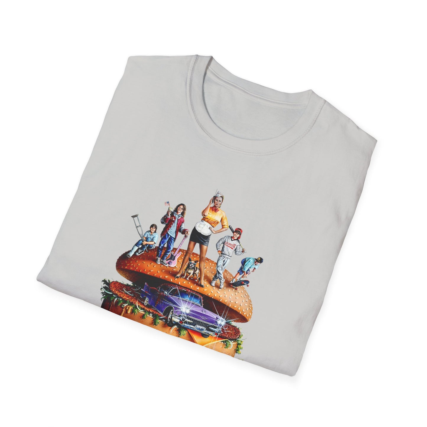 1991 movie don't tell mom the babysitter's dead german movie poster fast food family tshirt