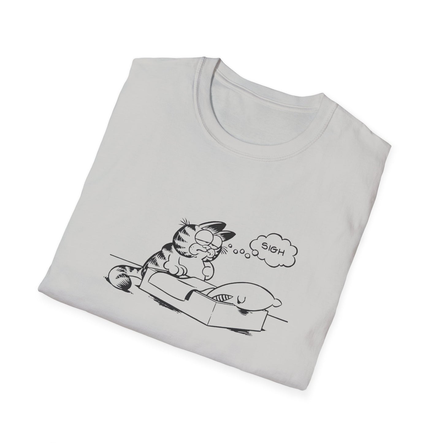 garf sighing tshirt
