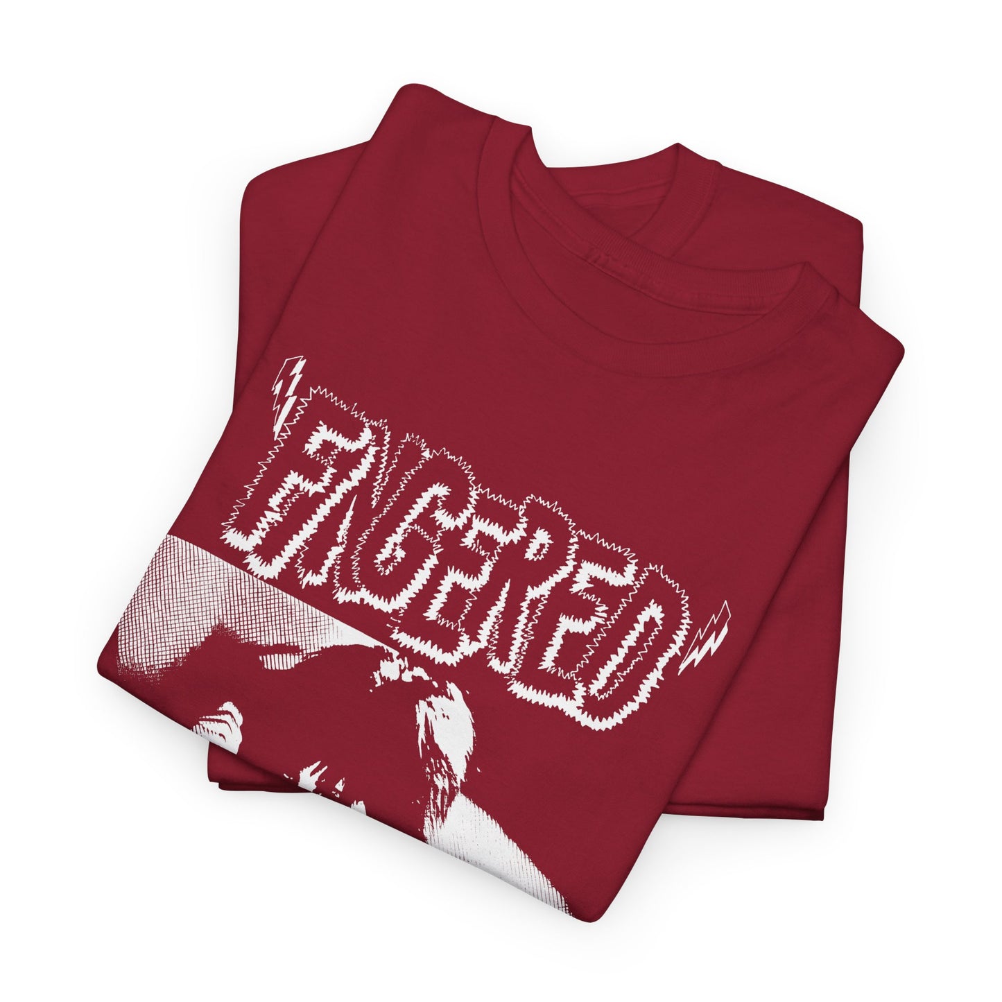1986 short film fingered with lydia lunch movie poster stretched graphic tshirt