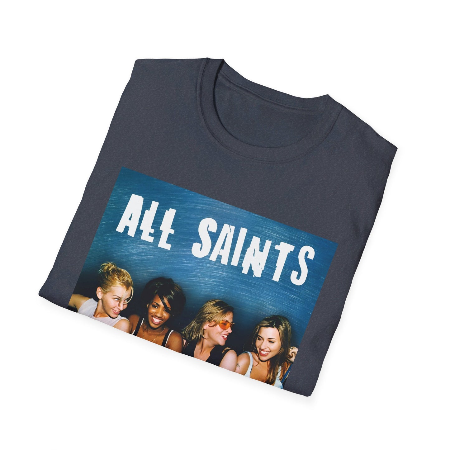 all saints on a couch on a tshirt