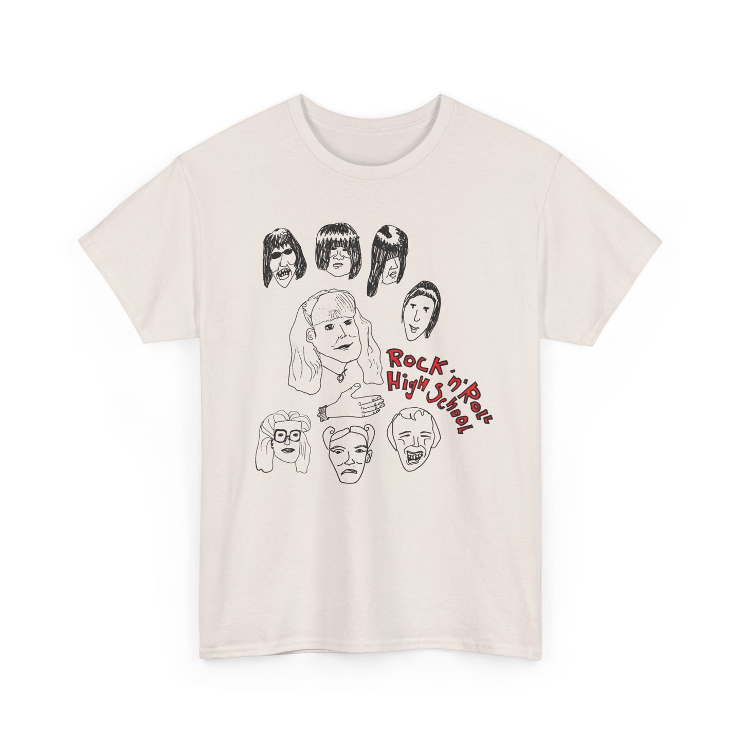 rock n roll high school bizarre original drawing tshirt
