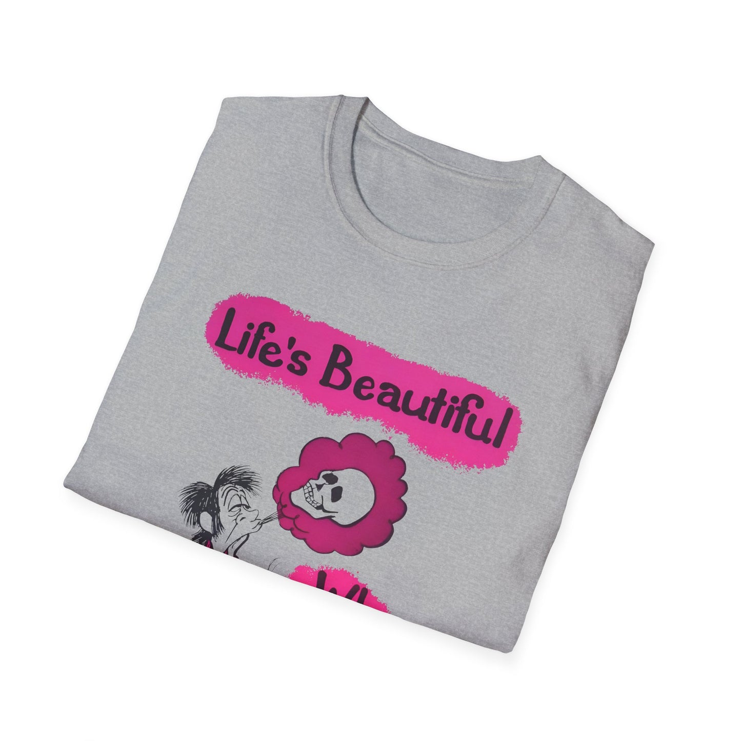 1960s/70s anti-drug poster life's beautiful, why blow it? by smartset smarteen s.o.s tshirt