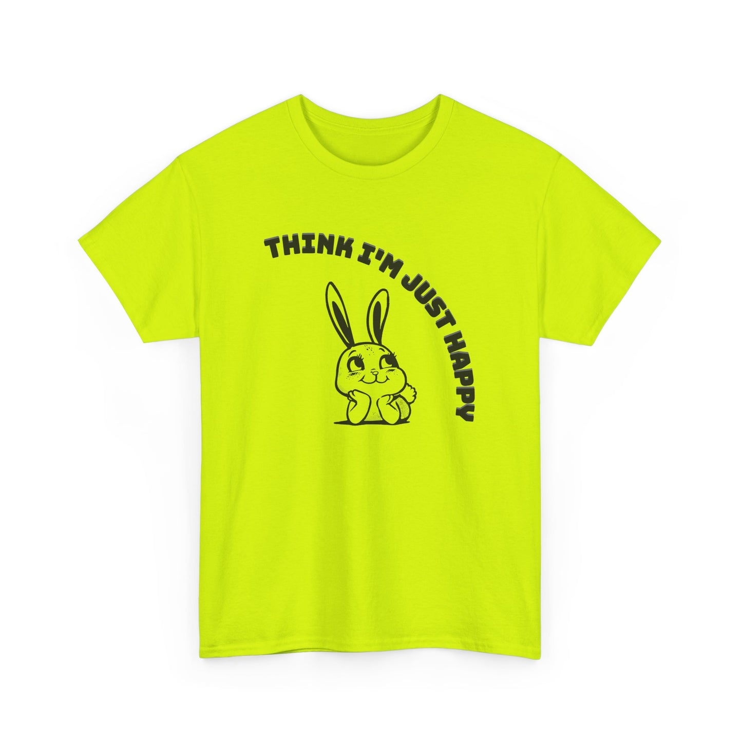 think I'm just happy nirvana song lyrics with bunny tshirt