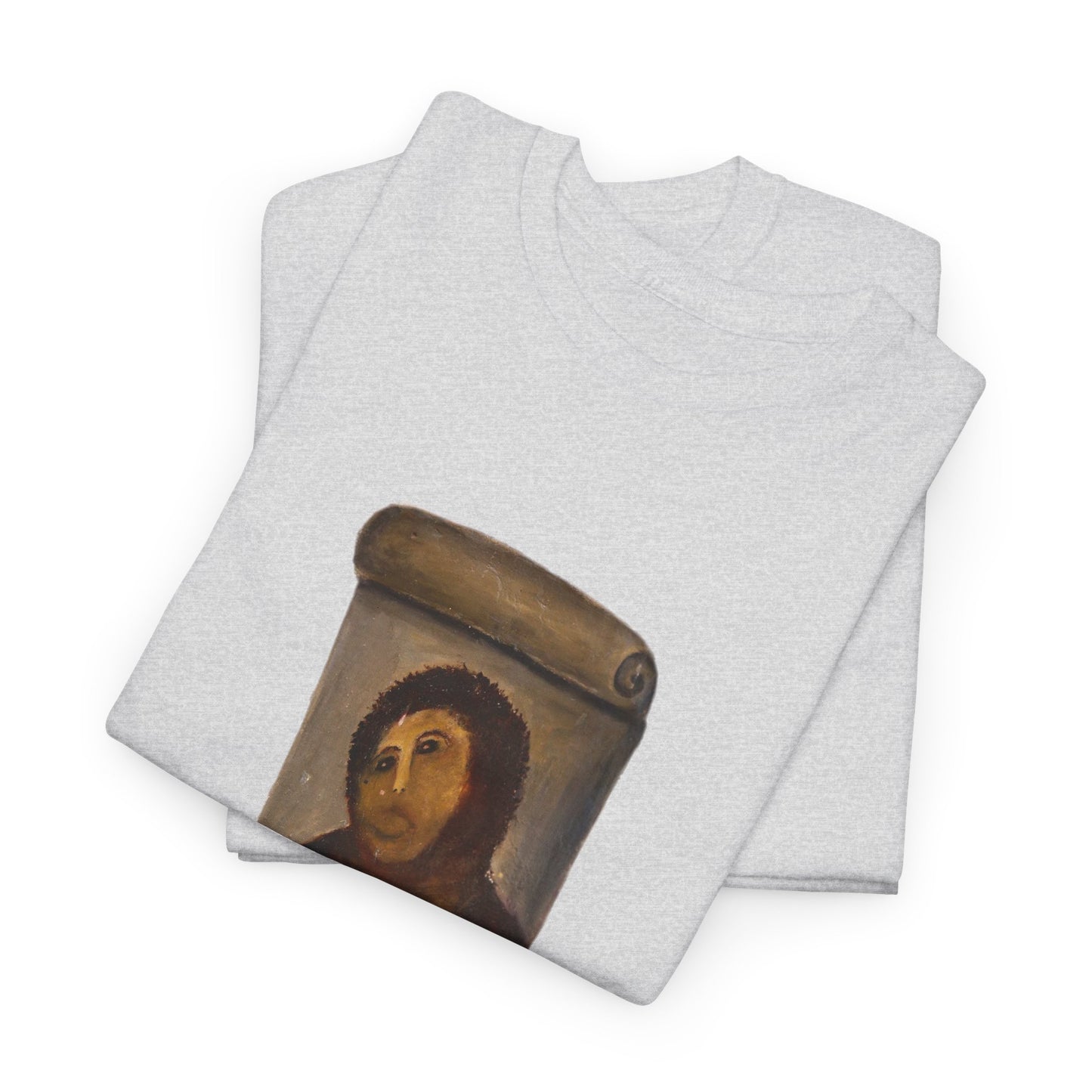 ecce homo botched restoration tshirt behold the monkey tshirt