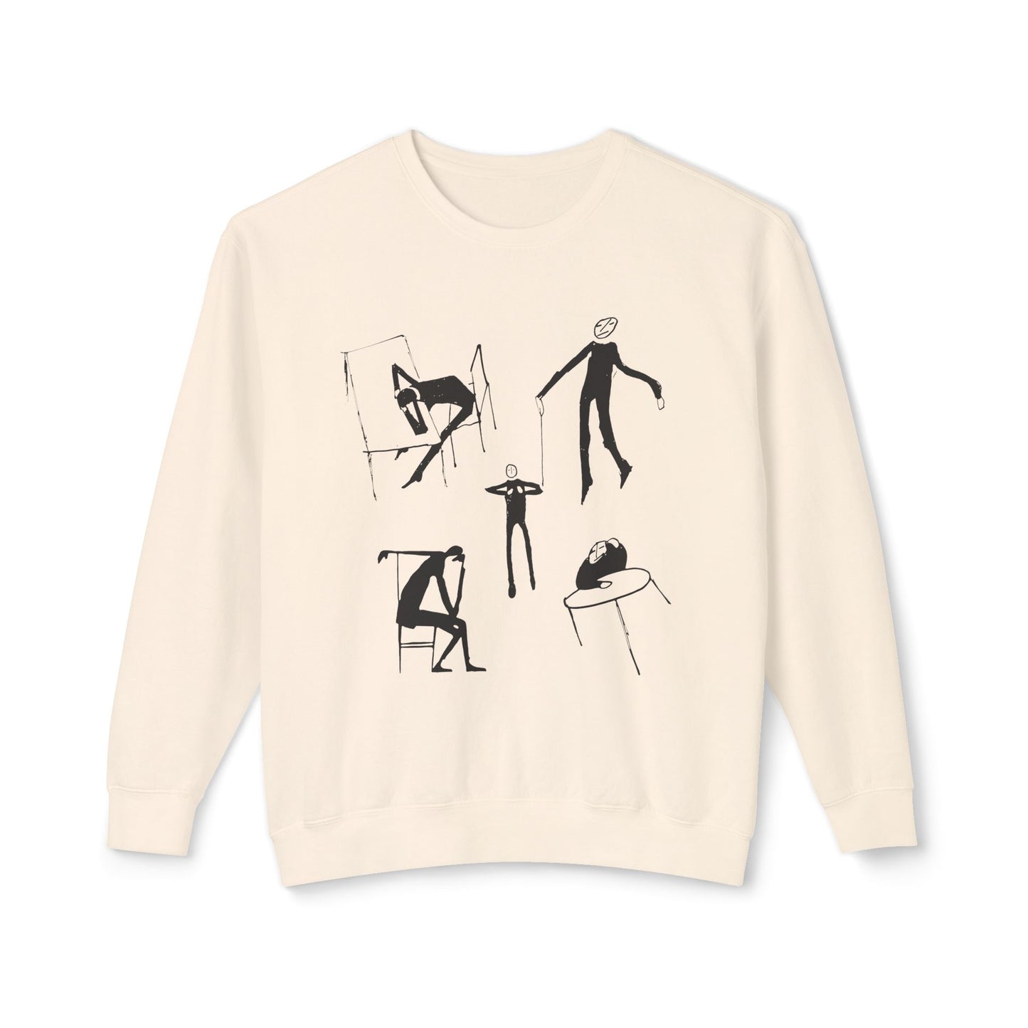 early 1900s sketches (collage of sketches) india ink on paper by franz kafka 100% cotton sweatshirt
