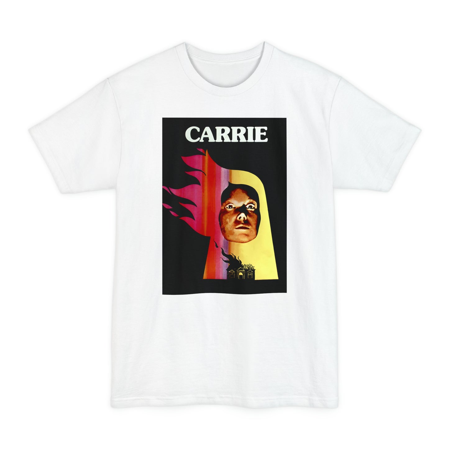 oversized 1976 spanish movie poster for carrie unisex tall beefy tshirt