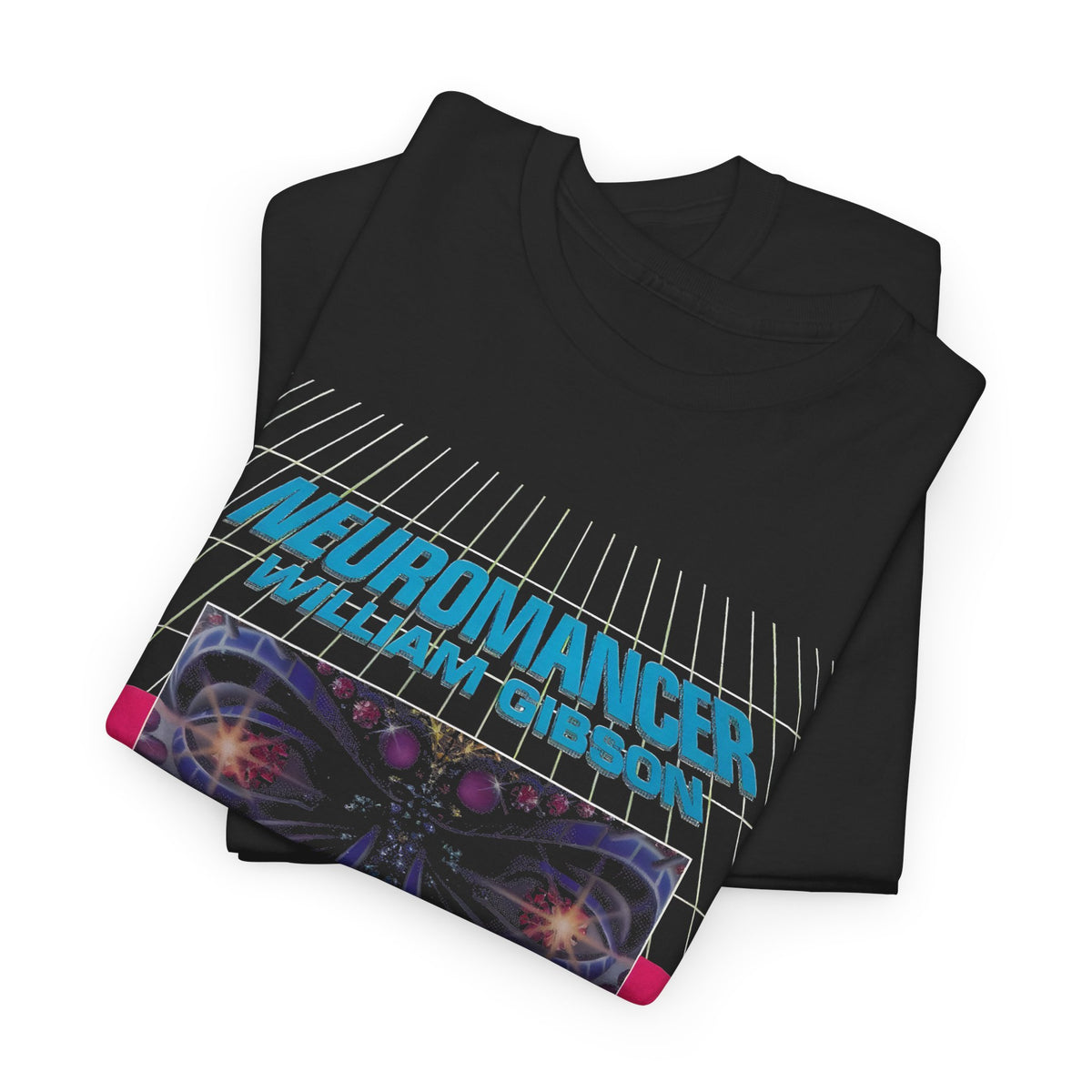 1984 book by william gibson neuromancer alternate book cover tshirt