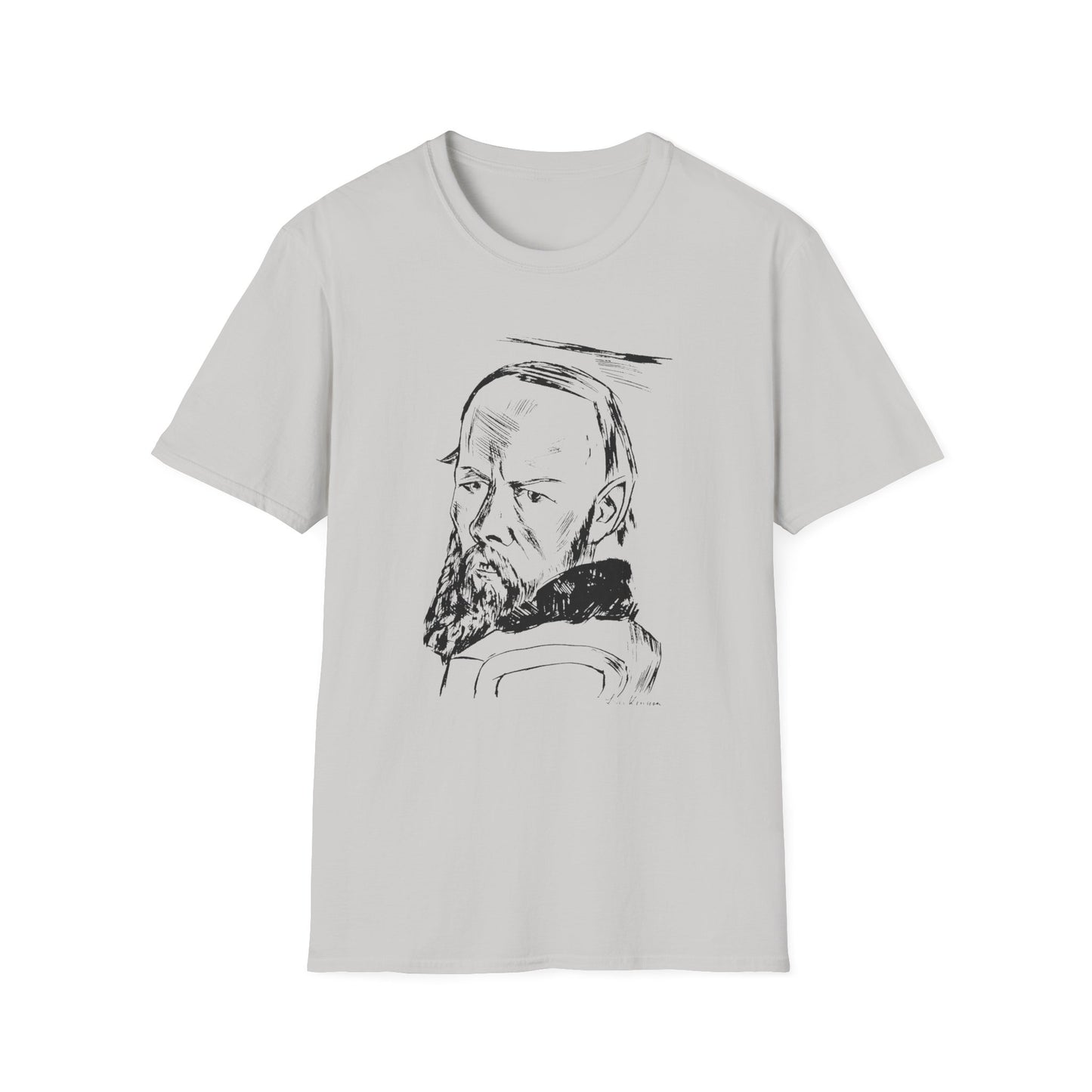 1921 max beckman etching portrait of dostoyevsky bildnis dostojewski tshirt