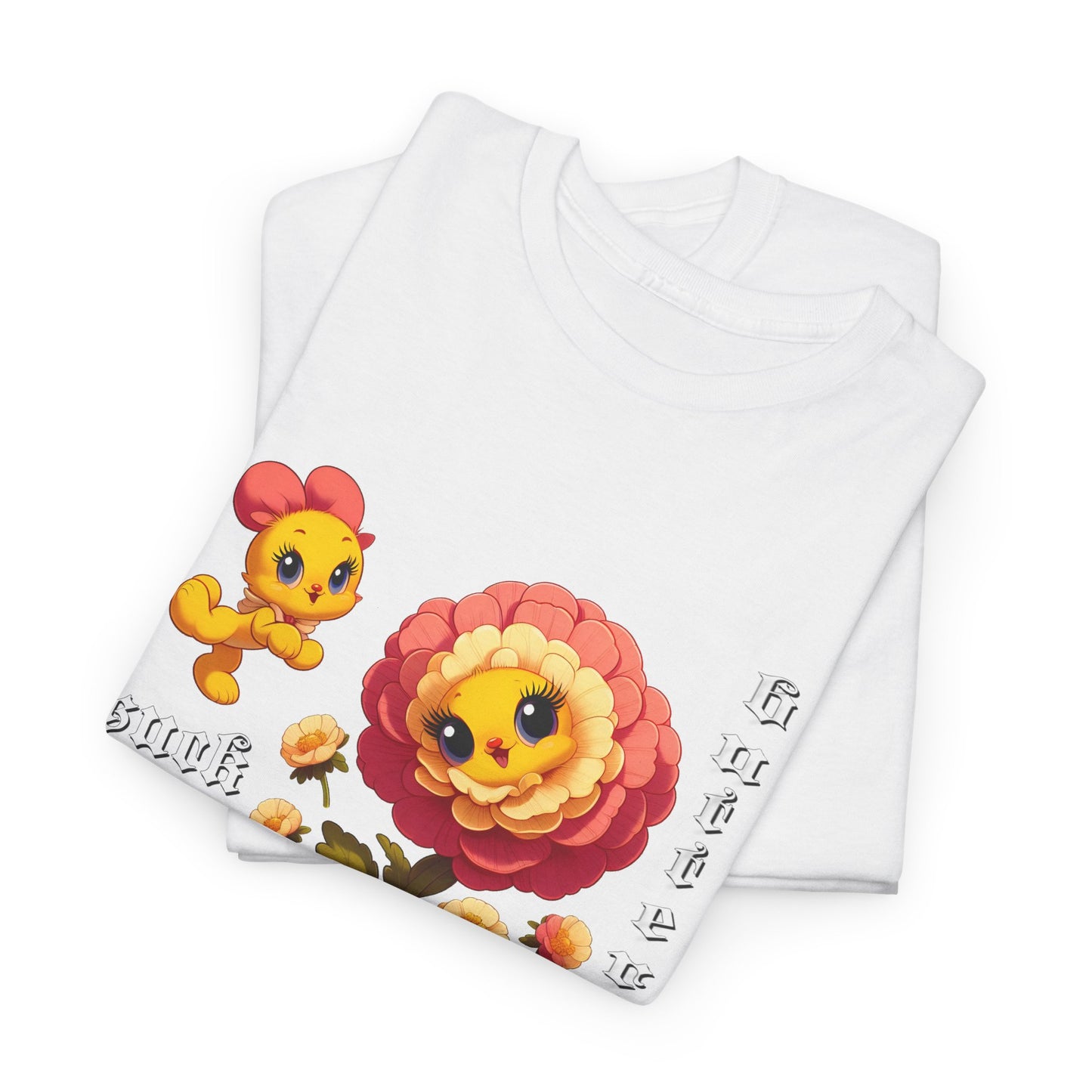 suck it up buttercup cartoon flower tshirt