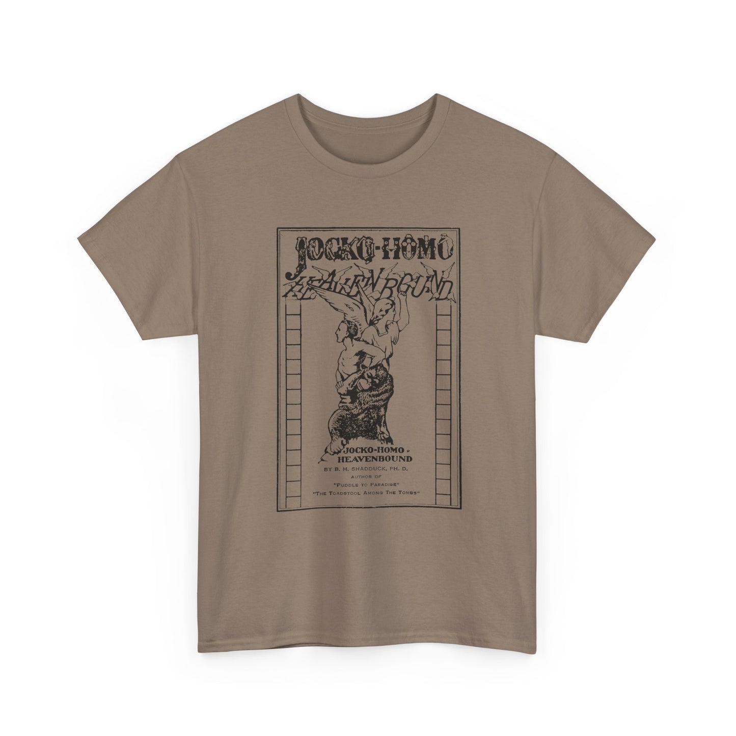 jocko-homo heavenbound b. h. shadduck 1925 religious pamphlet tshirt