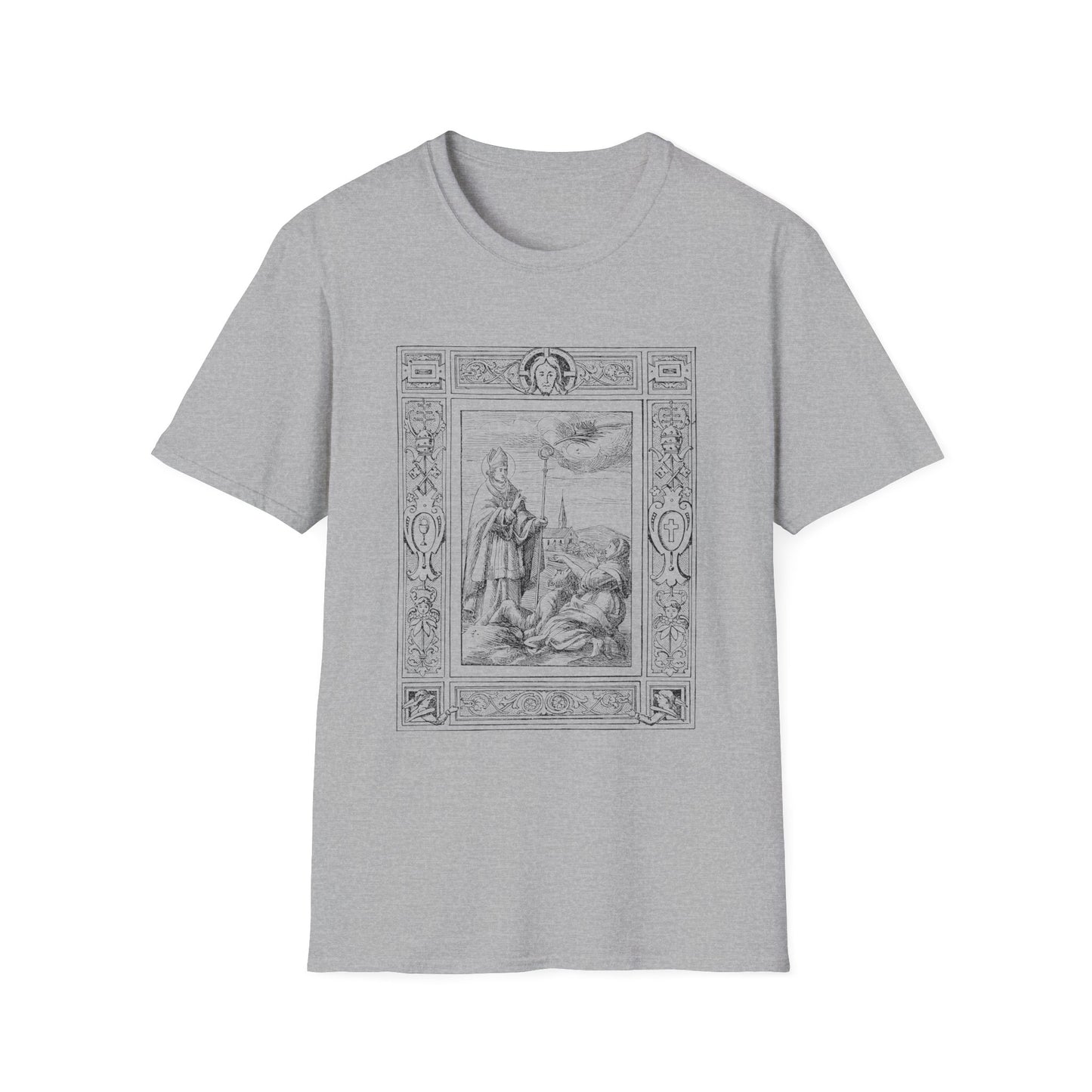 saint valentine healing epilepsy illustrated by dr. frantisek ehrmann circa 1899 tshirt