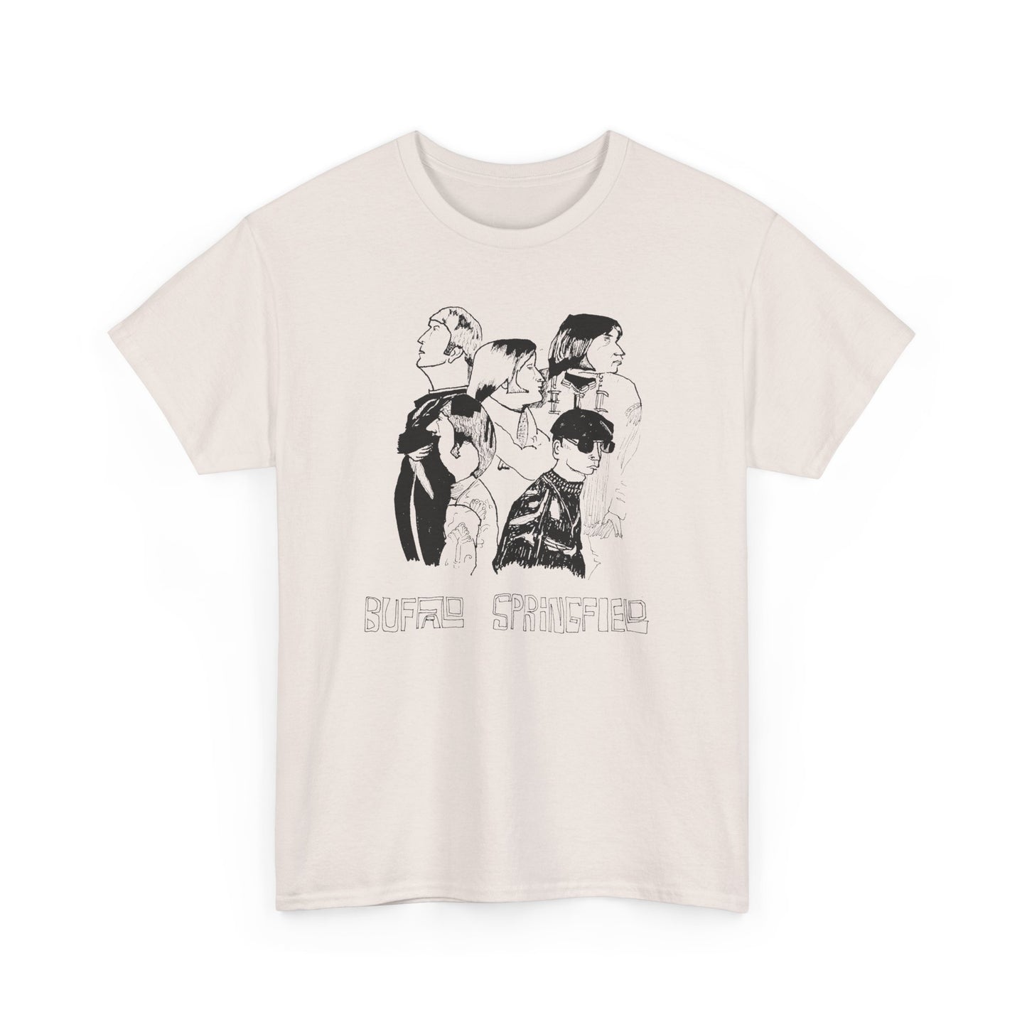original drawing buffalo springfield fan art tshirt
