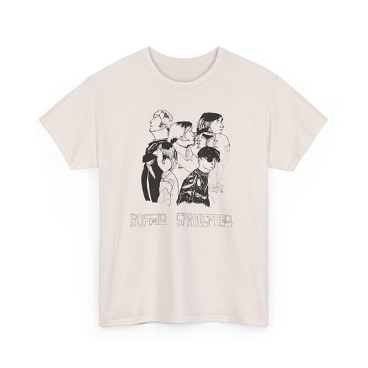 original drawing buffalo springfield fan art tshirt