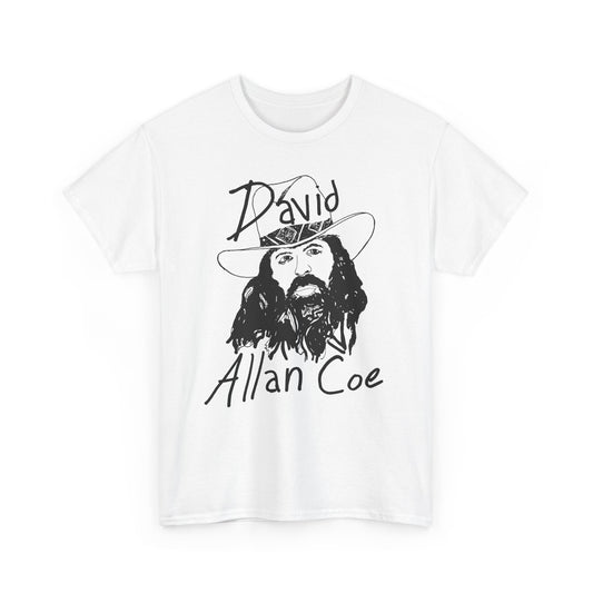 david allan coe fan art drawing tshirt