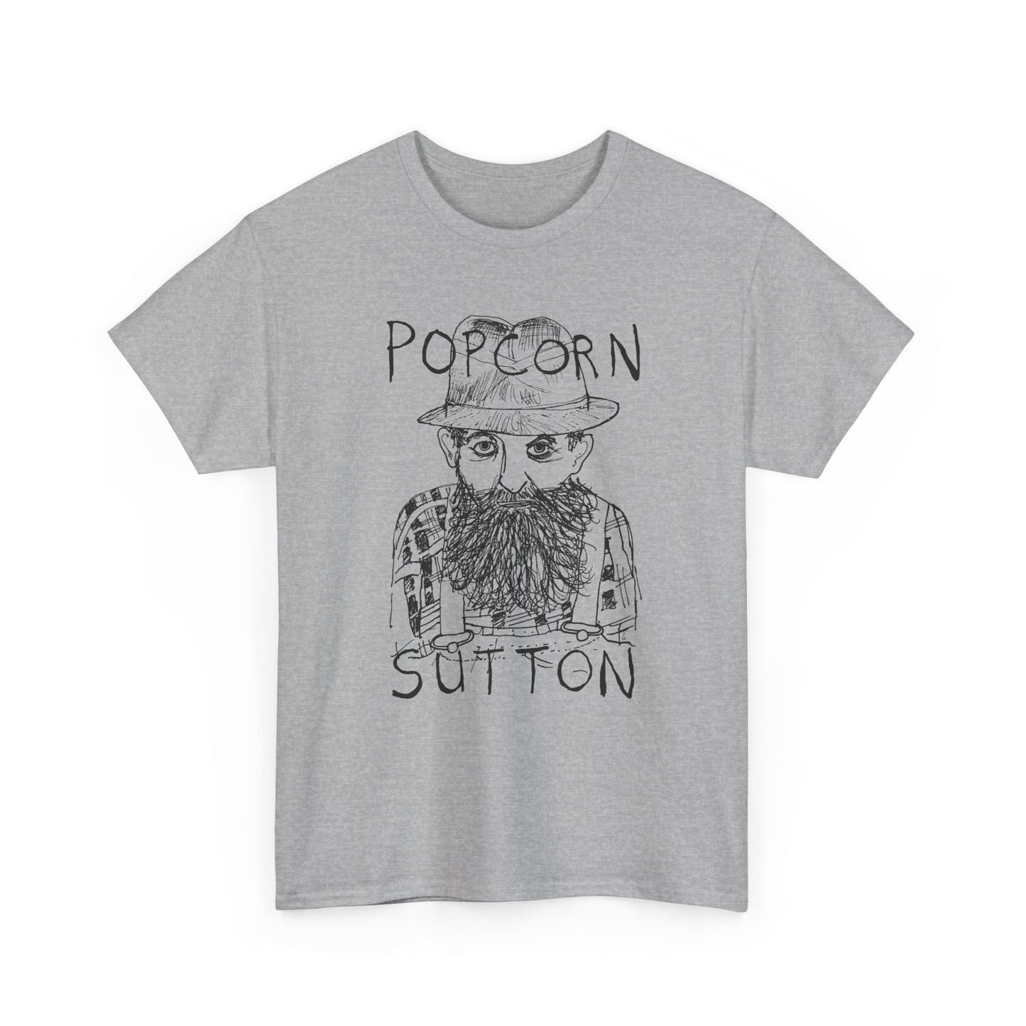original drawing popcorn sutton fan art tshirt