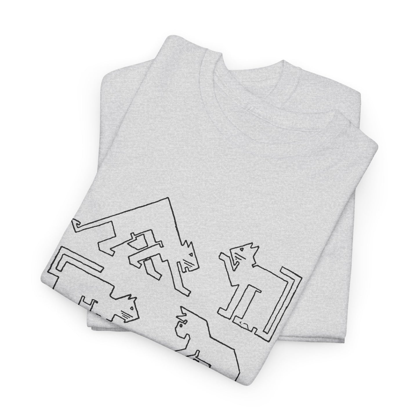 1910 ernest allen batchelder draw a cat using only straight lines reproduction tshirt