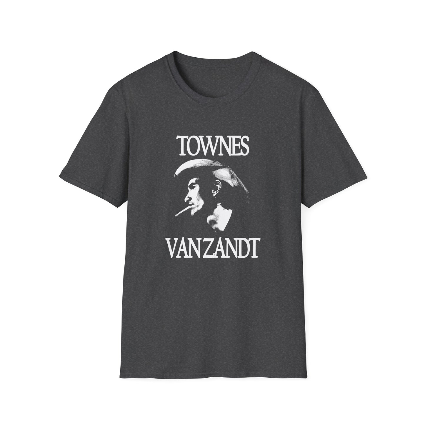 townes van zandt stencil fan art tshirt