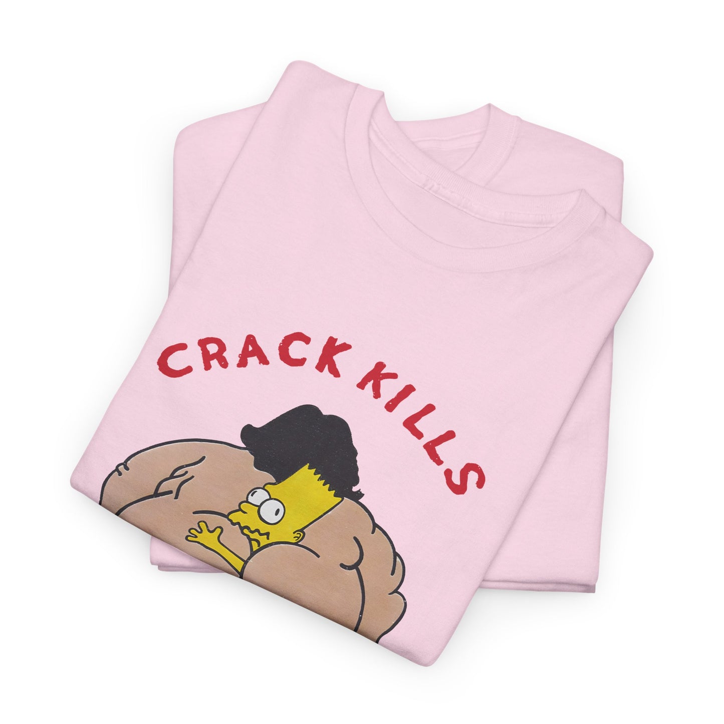 bart simpson crack kills parody vintage reproduction tshirt