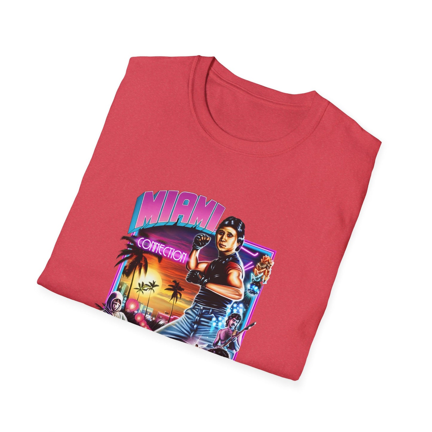 1987 movie miami connection movie poster tshirt