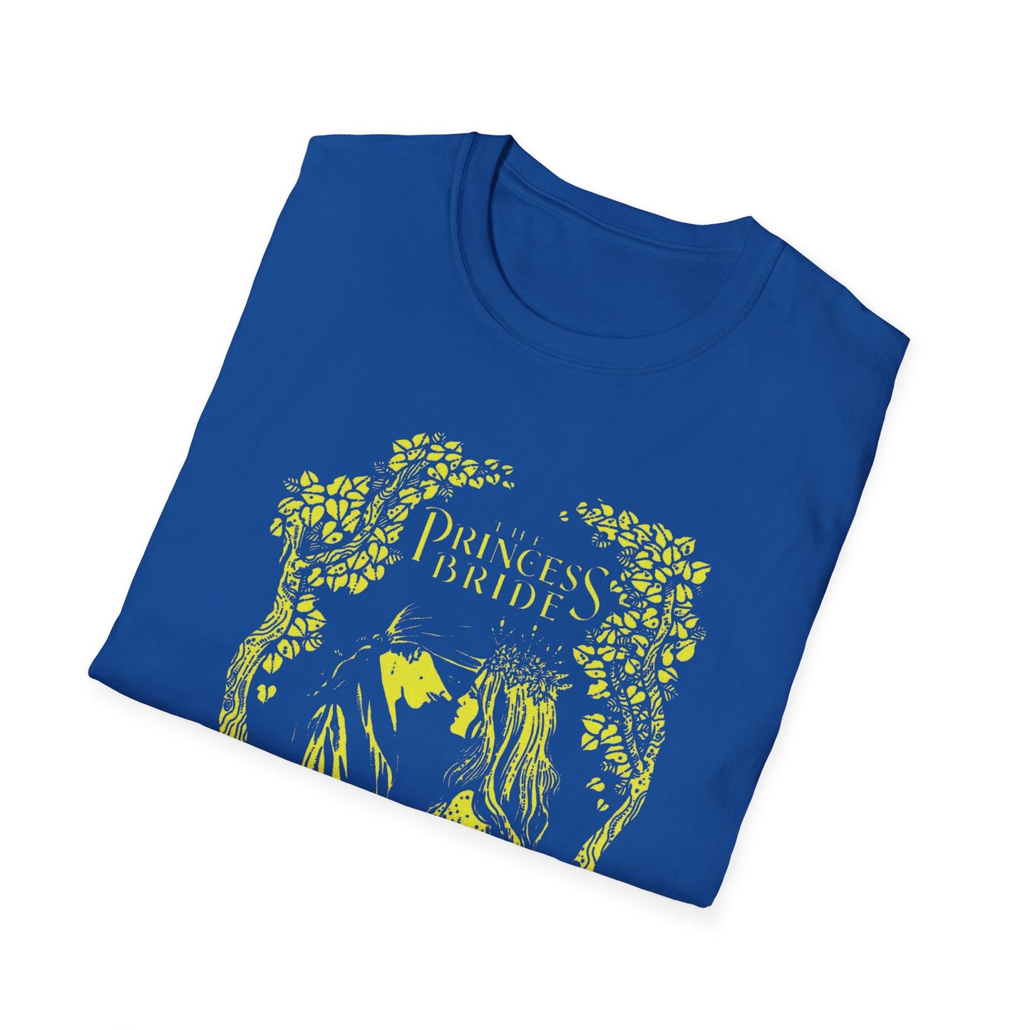 1987 movie princess bride yellow stencil style tshirt