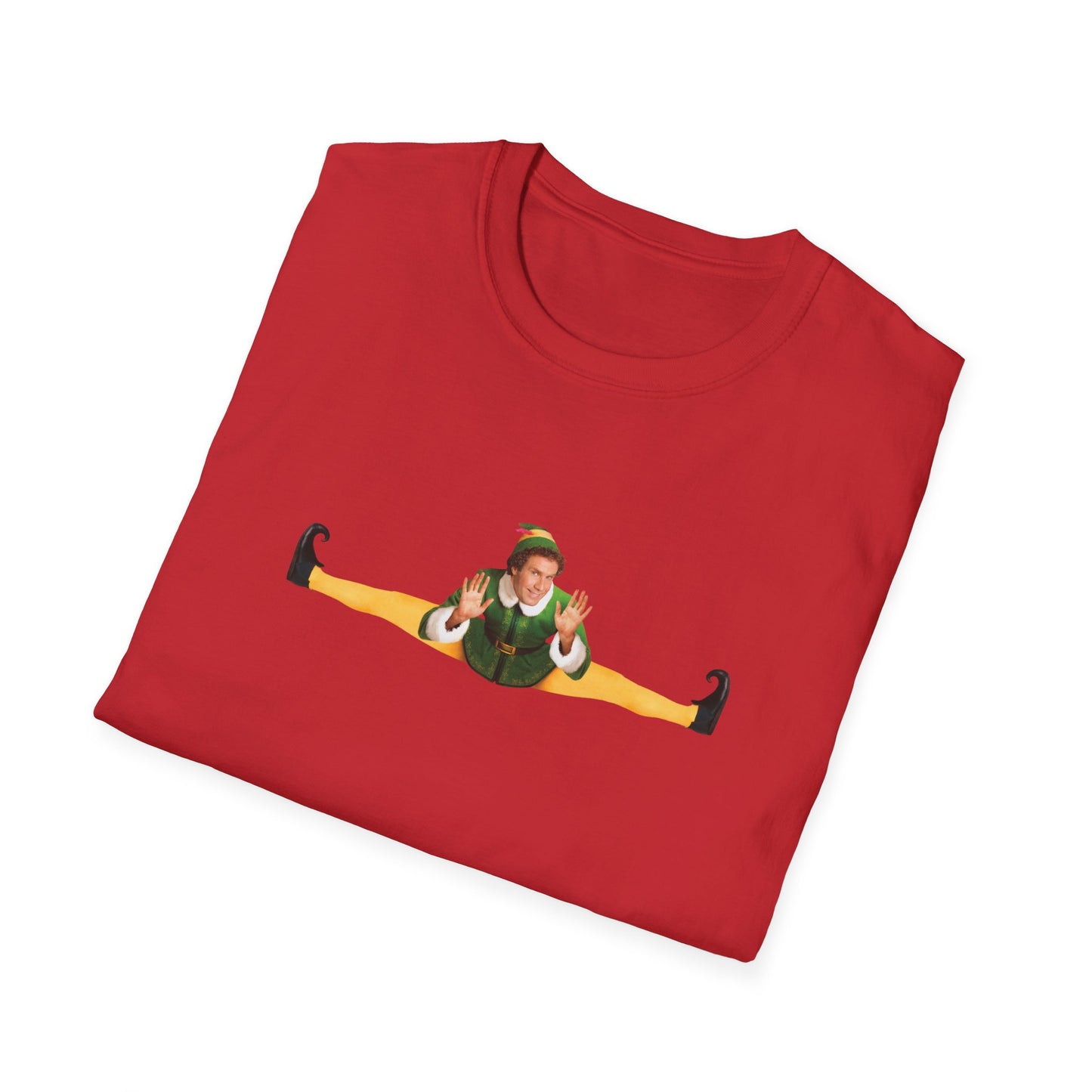 elf 2003 will ferrell doing the splits christmas tshirt