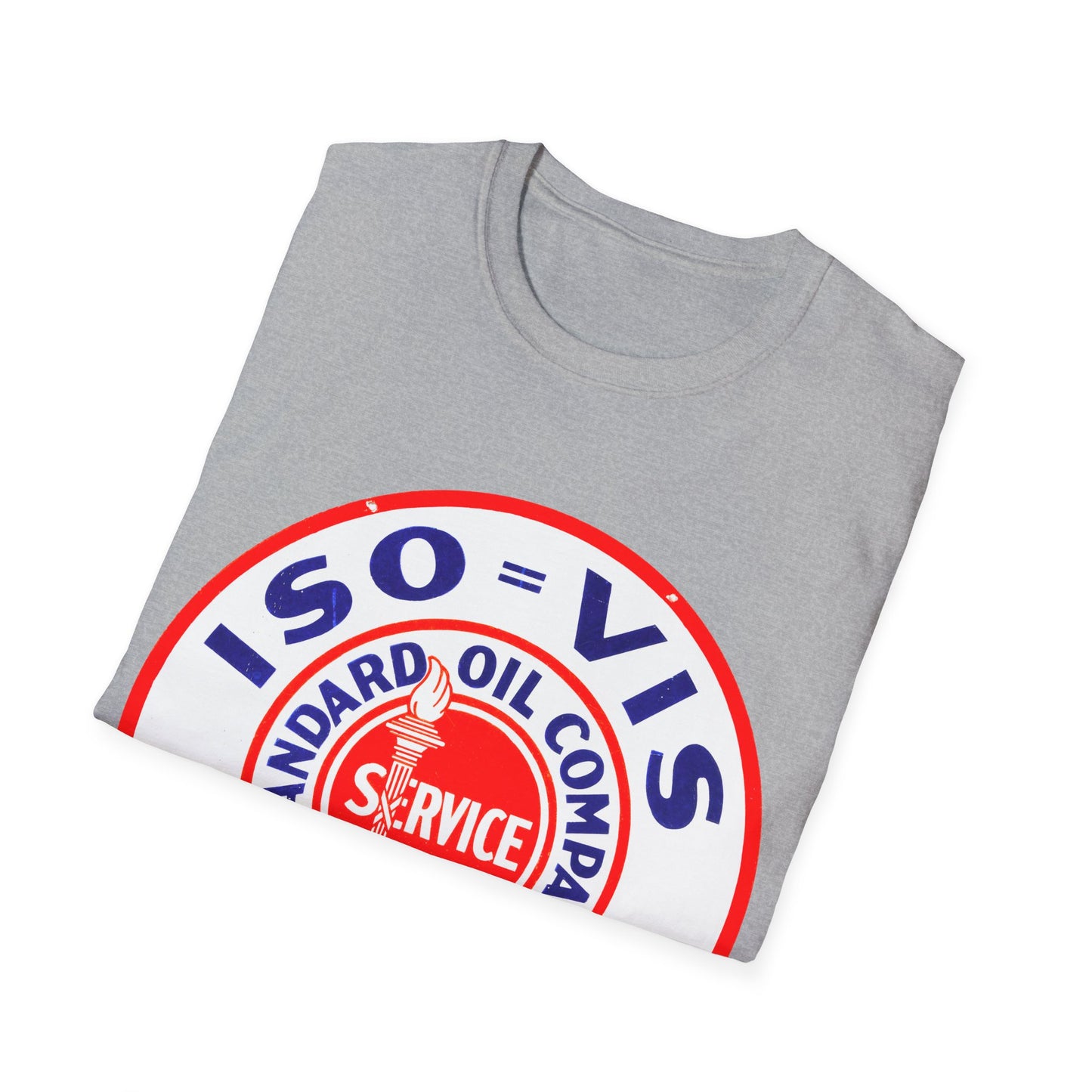 standard oil company motor oil logo tshirt