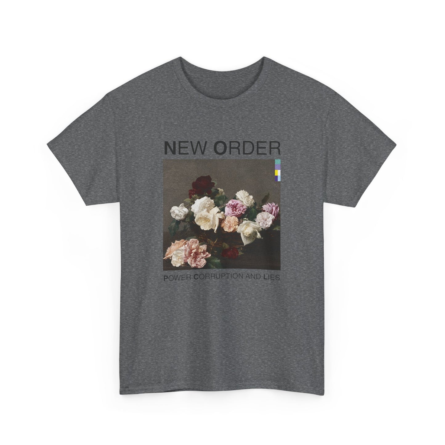 1983 new order album love, corruption & lies tshirt