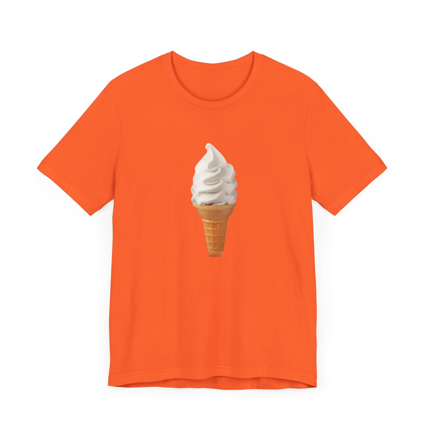 soft vanilla ice cream cone tshirt