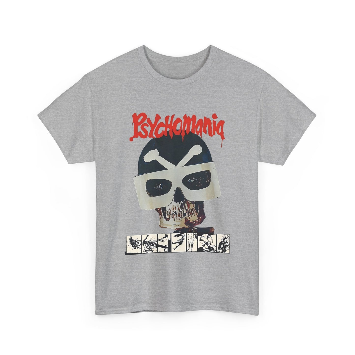 1973 psychomania movie poster no lettering tshirt