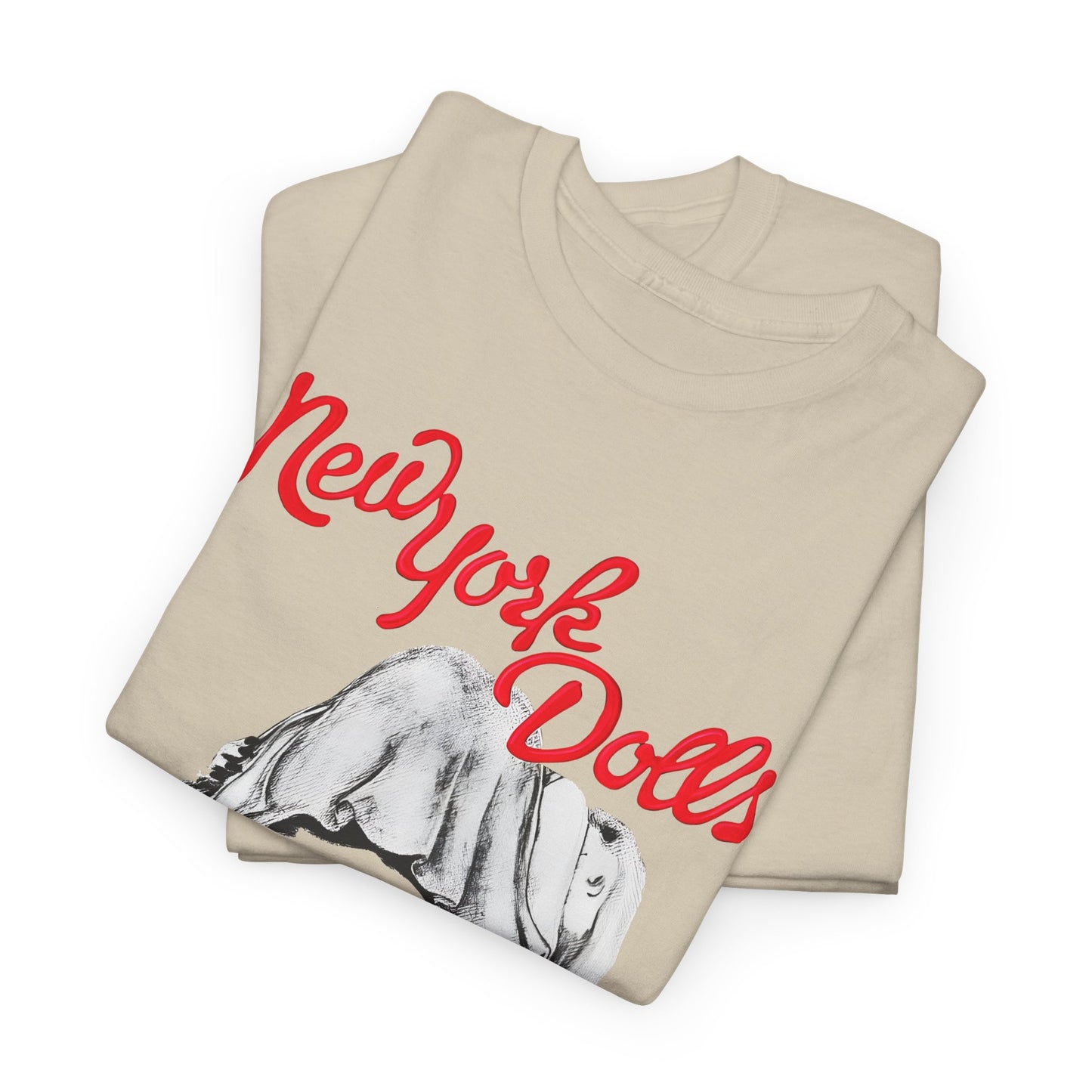vintage new york dolls reproduction tshirt