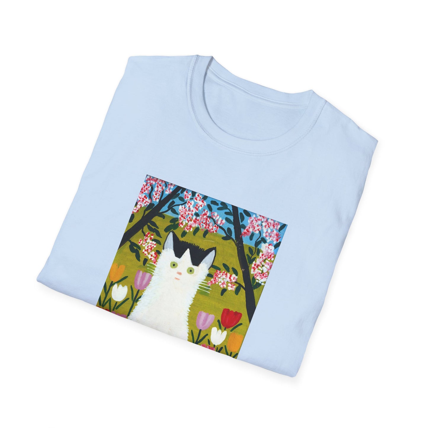 maud lewis nova scotia canadian folk artist white and black cat tshirt