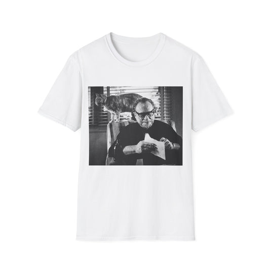 bukowski and butch the cat tshirt