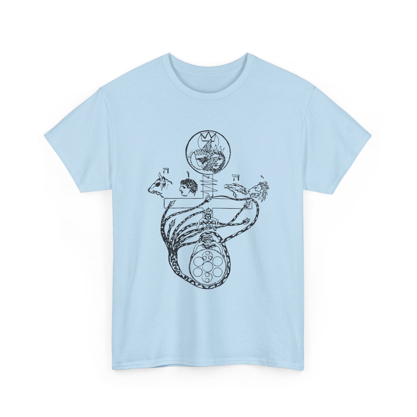 early 1900s the garden of eden after the fall by occultist austin osman spare tshirt