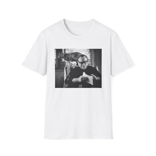 bukowski and butch the cat tshirt