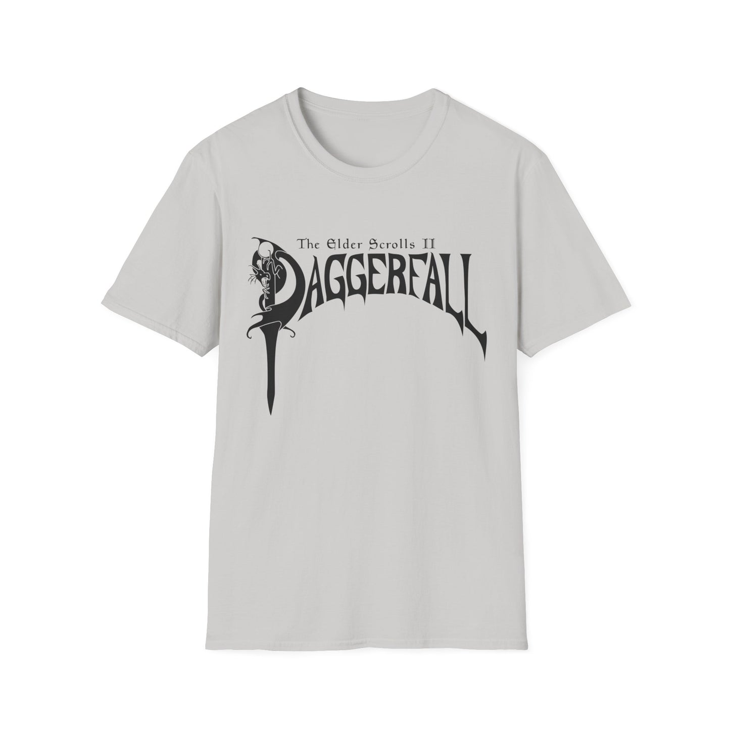 daggerfall the elder scrolls 2 1996 masterpiece video game logo in black tshirt