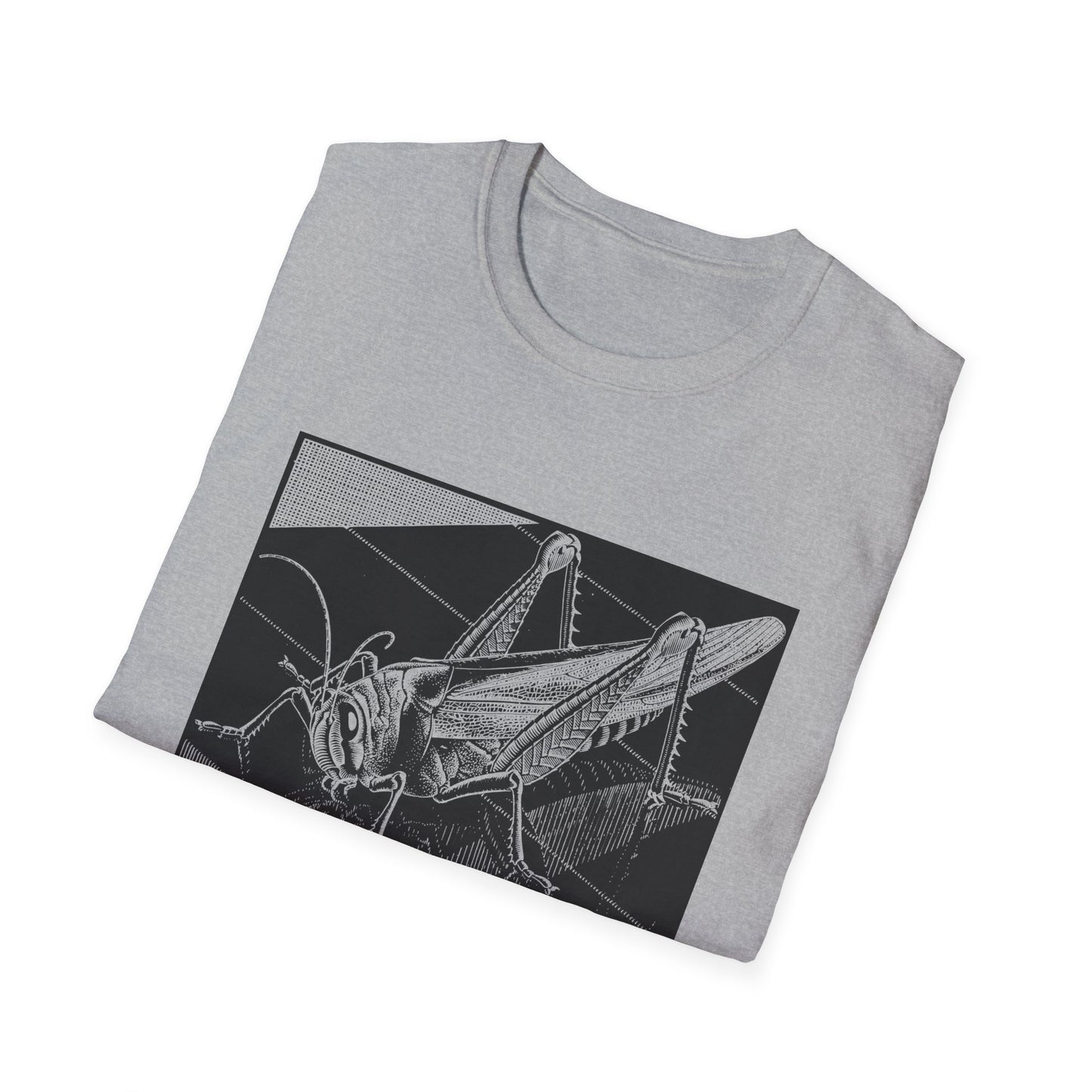 1935 m.c escher grasshopper wood engraving tshirt