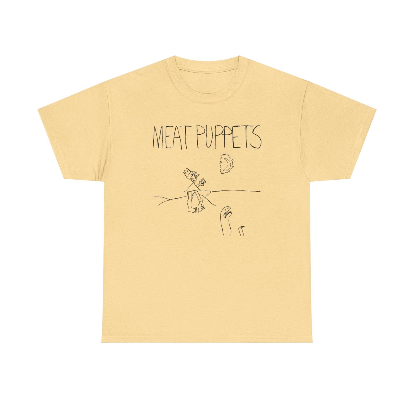 1985 meat puppets album in a car album cover tshirt