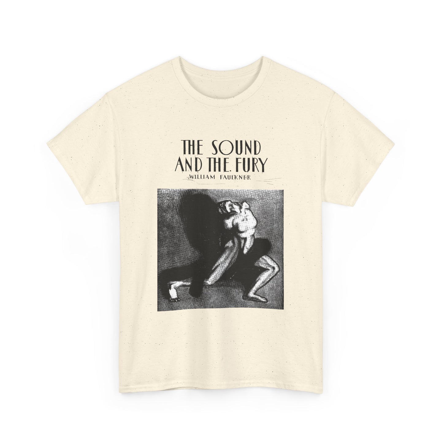 1929 the sound and the fury by william faulkner book cover edit tshirt