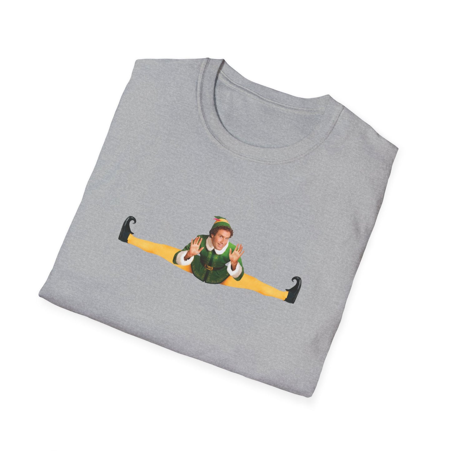 elf 2003 will ferrell doing the splits christmas tshirt