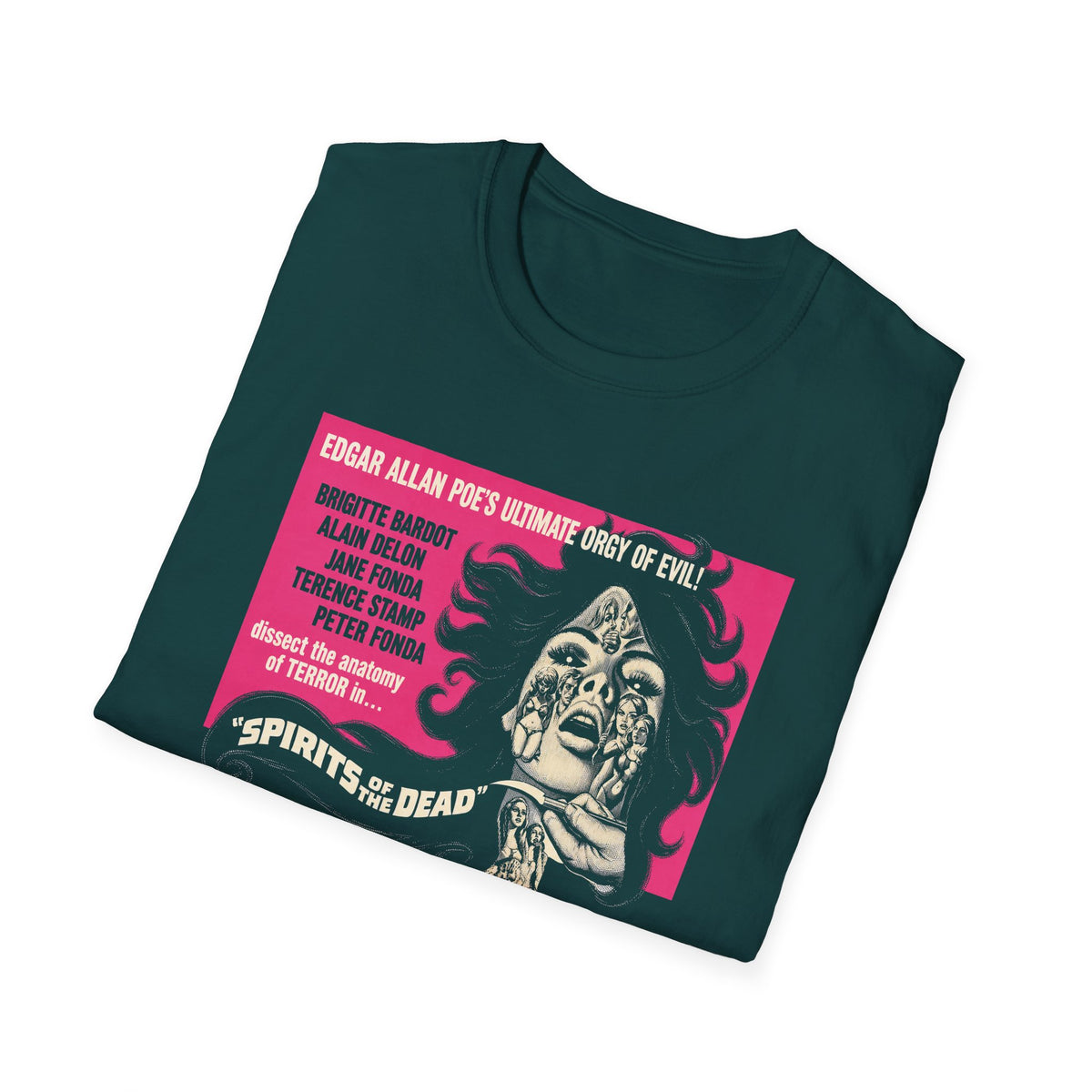spirits of the dead 1968 horror trilogy movie poster tshirt