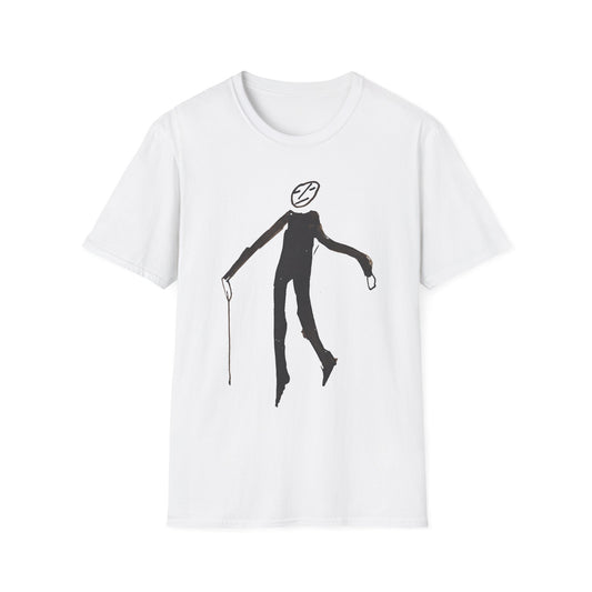 early 1900s sketch india ink on paper by franz kafka on a tshirt