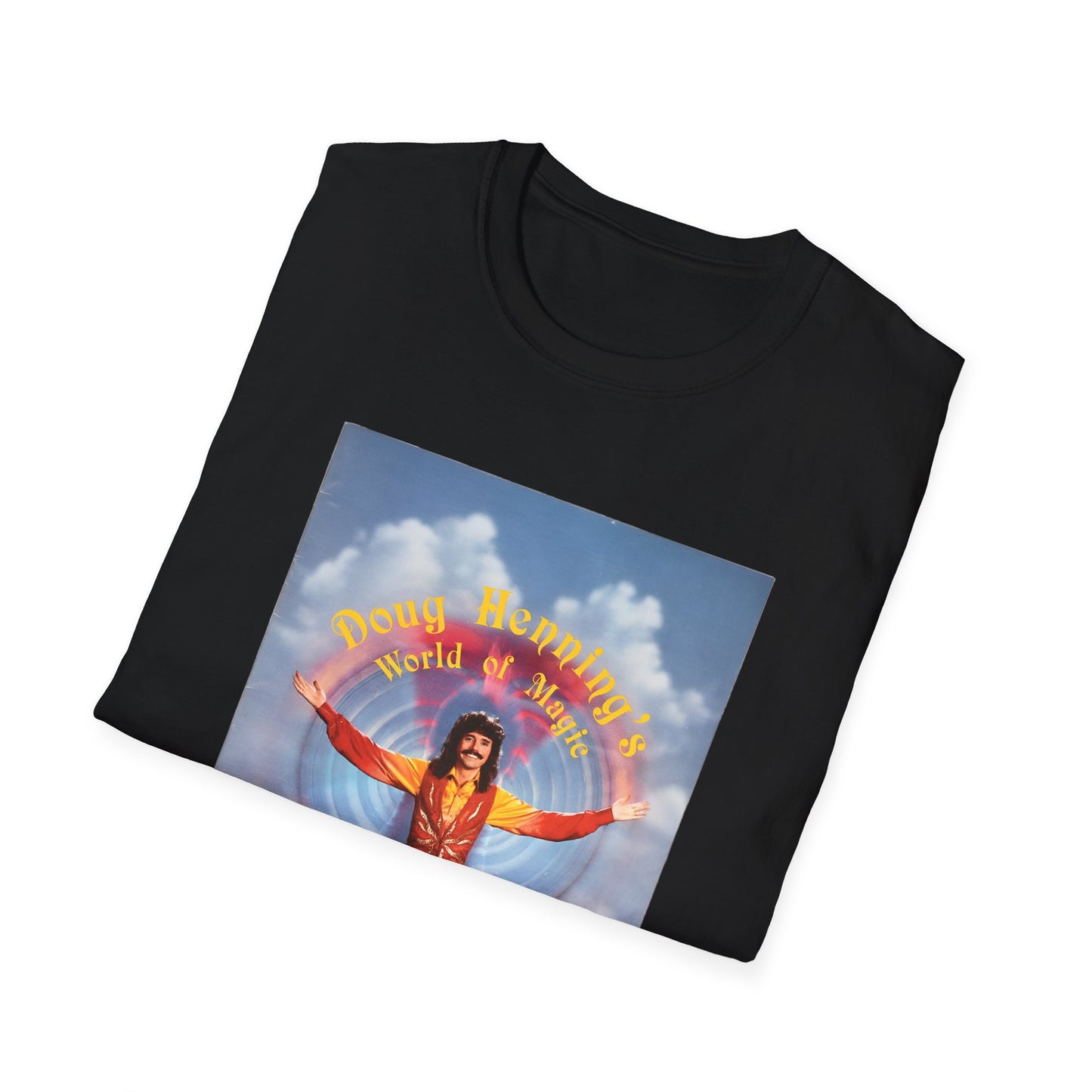 doug henning's world of magic 1982 tv special reproduction tshirt